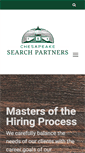 Mobile Screenshot of chesapeakesearchpartners.com